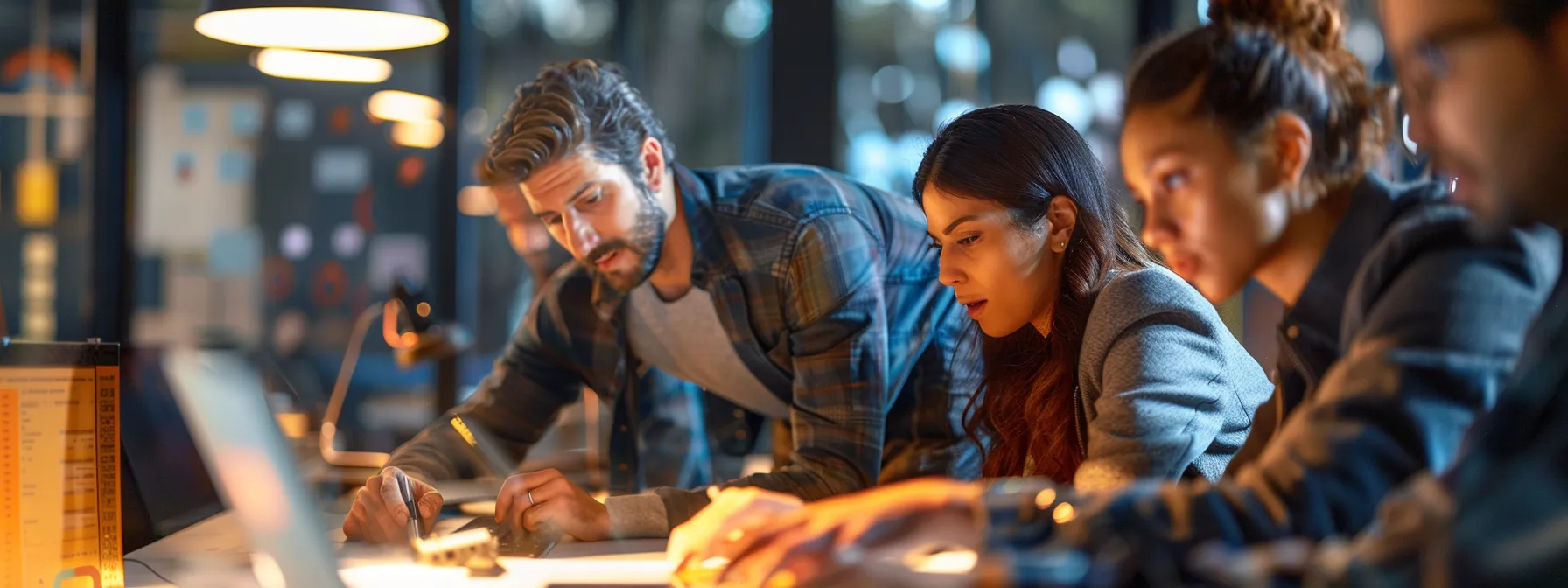 a group of professionals reviewing and comparing different cloud connectors for enhanced search capabilities.